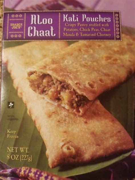 How many protein are in aloo chaat kati pouches - calories, carbs, nutrition
