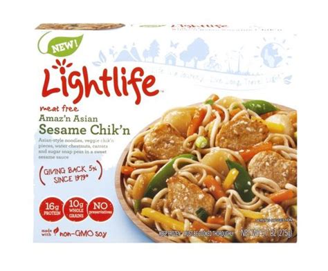 How many protein are in amaz'n asian sesame chik'n - calories, carbs, nutrition