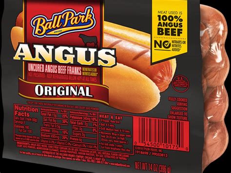 How many protein are in angus beef franks - calories, carbs, nutrition