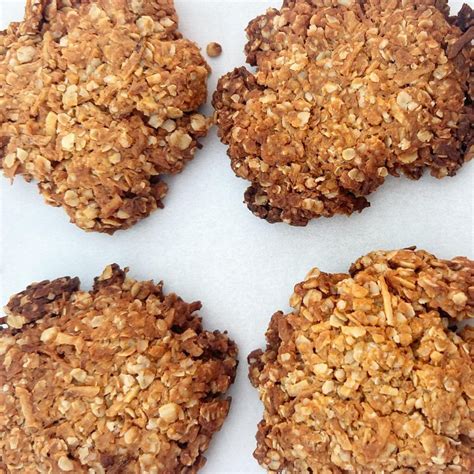 How many protein are in anzac biscuit - calories, carbs, nutrition