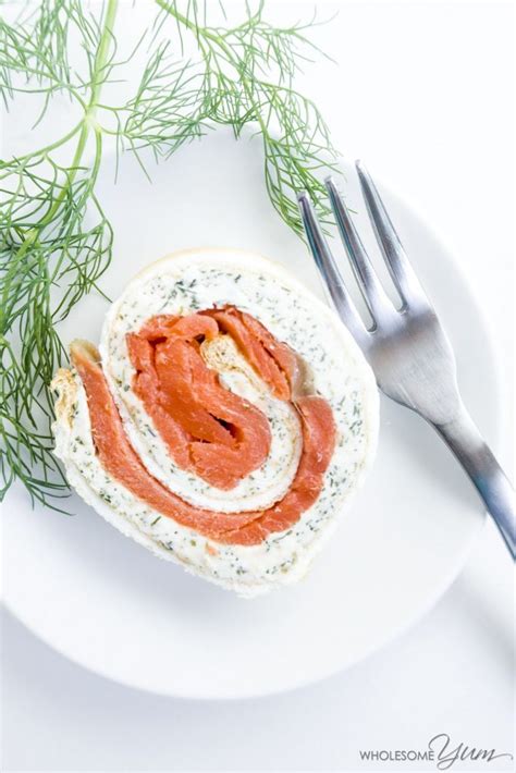 How many protein are in appetizer roulade smoked salmon 1 ea - calories, carbs, nutrition