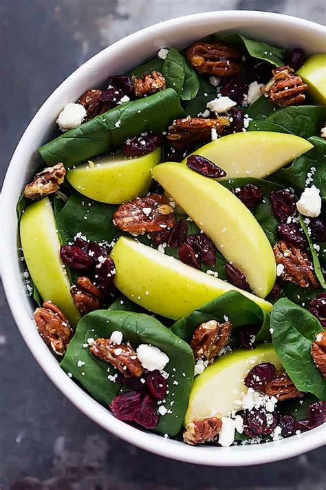 How many protein are in apple,pear and candied pecan salad - calories, carbs, nutrition