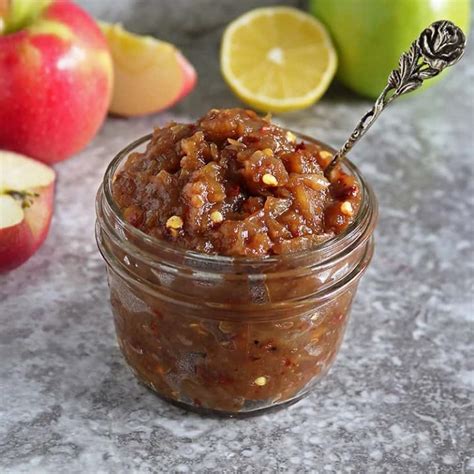 How many protein are in apple chutney - calories, carbs, nutrition