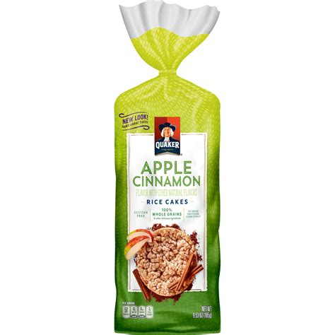 How many protein are in apple cinnamon rice cake - calories, carbs, nutrition