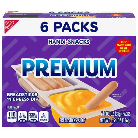 How many protein are in apple dippers - premium breadsticks 'n cheeez - calories, carbs, nutrition