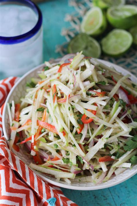 How many protein are in apple jicama slaw - calories, carbs, nutrition