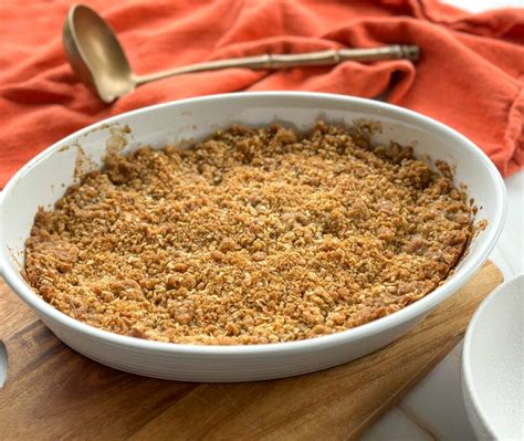 How many protein are in apple oat crumble - calories, carbs, nutrition