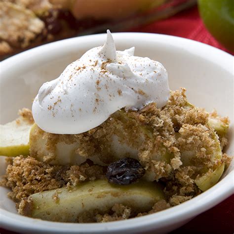 How many protein are in apple raisin crisp - calories, carbs, nutrition