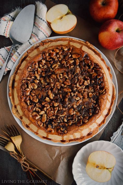 How many protein are in apple walnut upside down pie - calories, carbs, nutrition