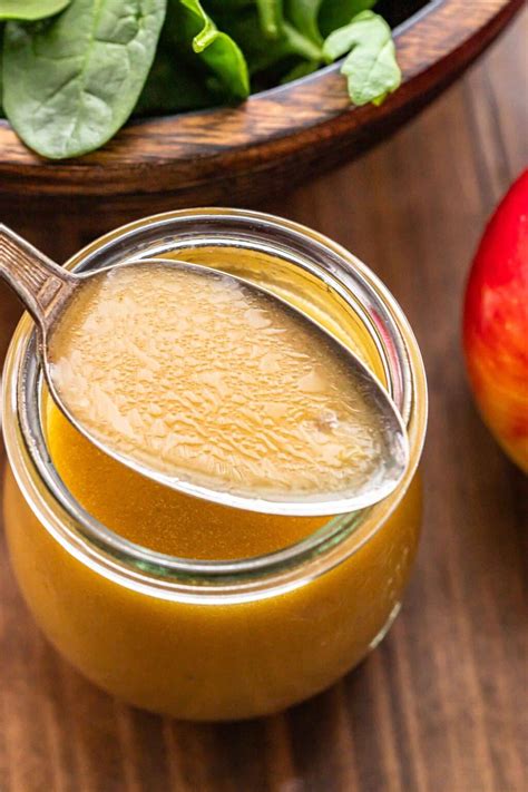 How many protein are in apple. cider vinaigrette dressing - calories, carbs, nutrition