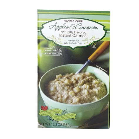 How many protein are in apples and cinnamon naturally flavored instant oatmeal - calories, carbs, nutrition