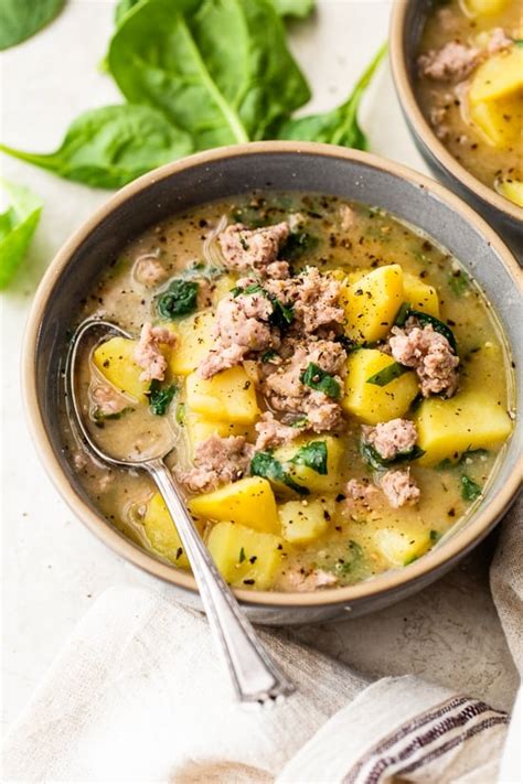 How many protein are in artisan creamy potato with sausage & kale - calories, carbs, nutrition