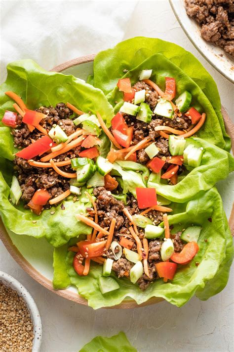 How many protein are in asian beef wrap - calories, carbs, nutrition