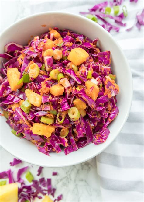 How many protein are in asian pineapple slaw 1 oz - calories, carbs, nutrition