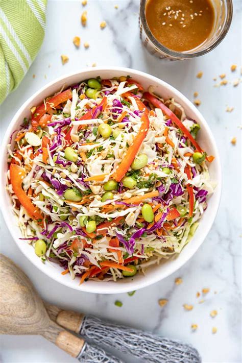 How many protein are in asian slaw with cilantro - calories, carbs, nutrition