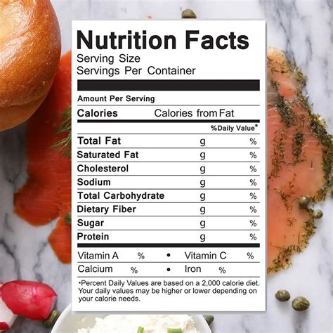 How many protein are in atlantic smoked salmon display - calories, carbs, nutrition