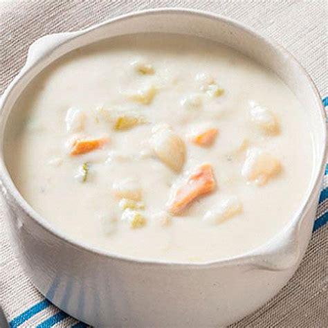 How many protein are in au bon pain clam chowder (4462.0) - calories, carbs, nutrition