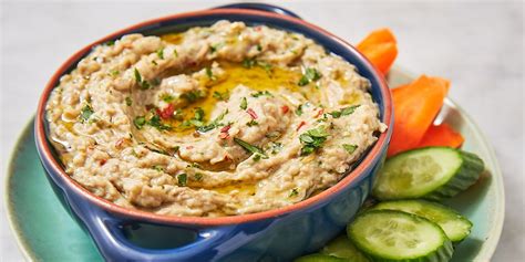 How many protein are in baba ghanoush, with yogurt - calories, carbs, nutrition