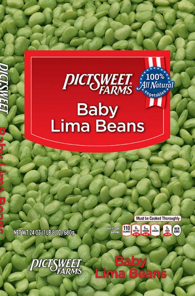 How many protein are in baby lima beans - calories, carbs, nutrition