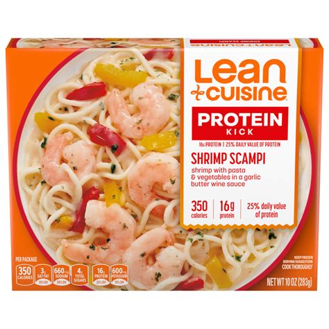 How many protein are in baby shrimp scampi - calories, carbs, nutrition