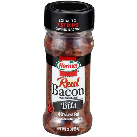 How many protein are in bacon bits real 1 oz - calories, carbs, nutrition