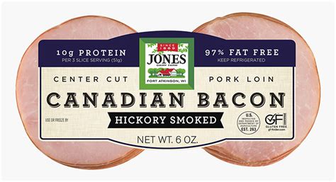 How many protein are in bacon canadian 2 oz - calories, carbs, nutrition