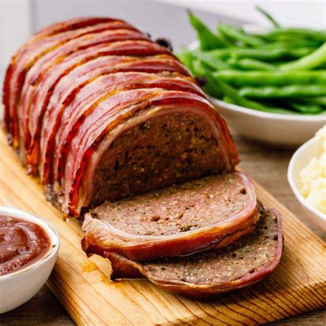 How many protein are in bacon wrapped meatloaf - calories, carbs, nutrition