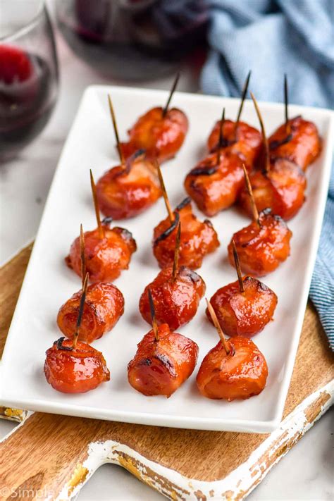 How many protein are in bacon-wrapped water chestnuts - calories, carbs, nutrition