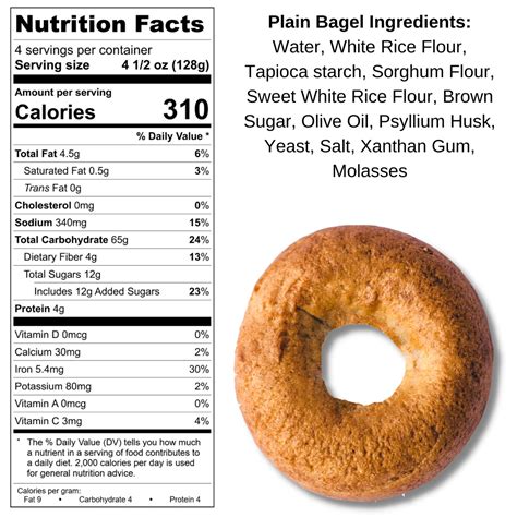 How many protein are in bagel assorted 4 oz conv - calories, carbs, nutrition