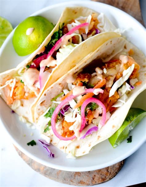 How many protein are in baja fish taco - reduced fat - calories, carbs, nutrition