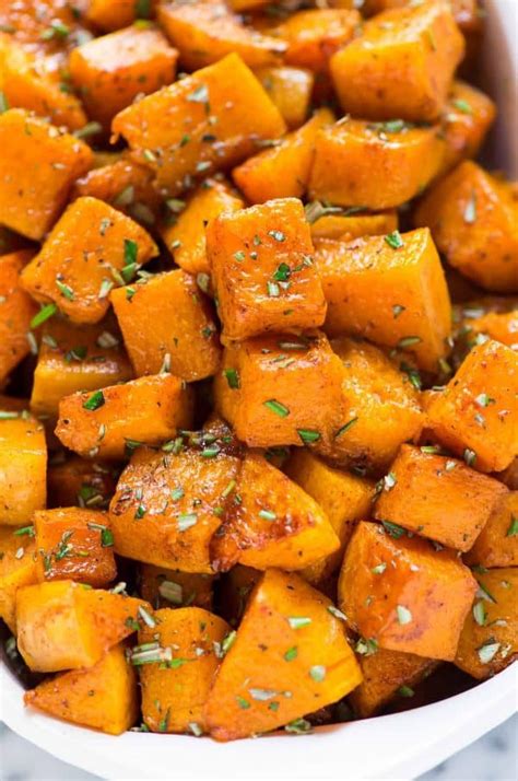 How many protein are in baked butternut squash - calories, carbs, nutrition