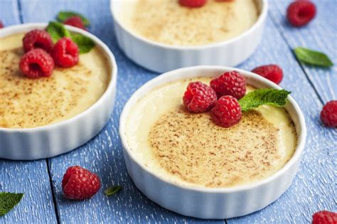 How many protein are in baked custard - calories, carbs, nutrition