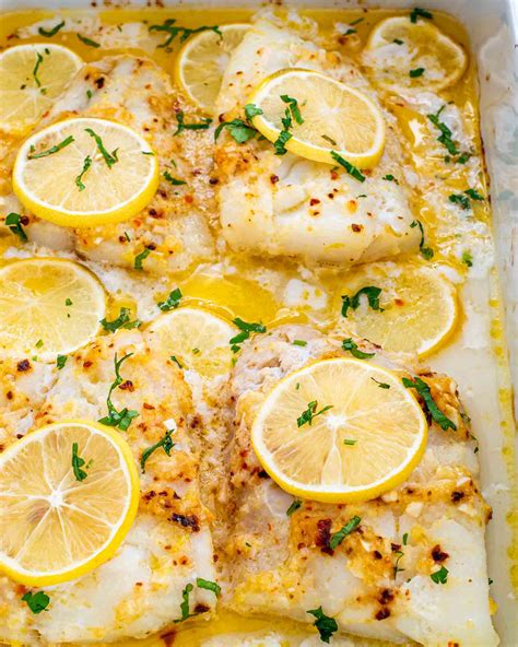 How many protein are in baked lemon cod - calories, carbs, nutrition