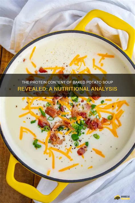 How many protein are in baked potato soup - large - calories, carbs, nutrition