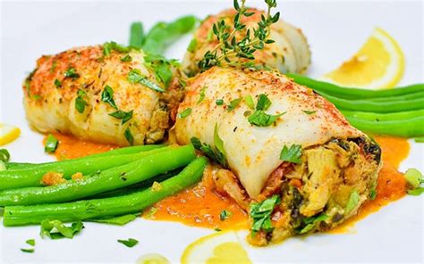 How many protein are in baked stuffed sole - calories, carbs, nutrition