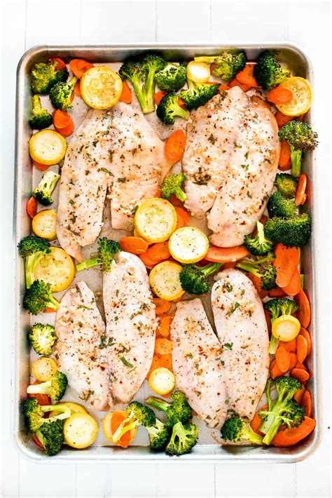 How many protein are in baked tilapia and italian vegetables - calories, carbs, nutrition