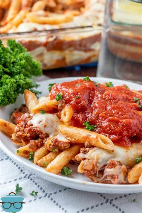 How many protein are in baked ziti - marinara sauce - calories, carbs, nutrition