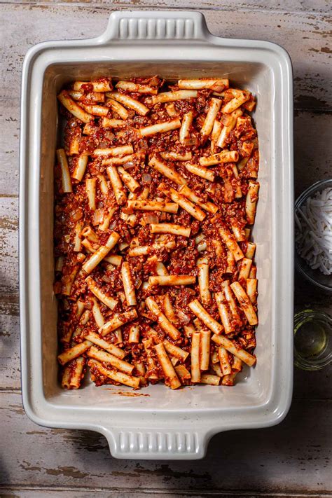 How many protein are in baked ziti with basil marinara - calories, carbs, nutrition