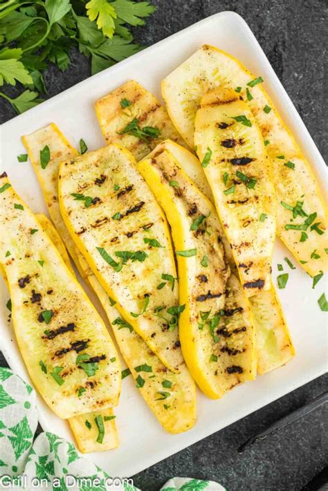 How many protein are in balsamic grilled yellow squash - calories, carbs, nutrition