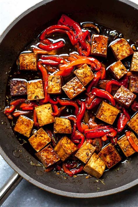 How many protein are in balsamic marinated tofu - calories, carbs, nutrition