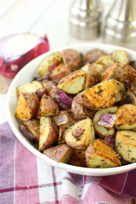 How many protein are in balsamic roasted red potatoes - calories, carbs, nutrition