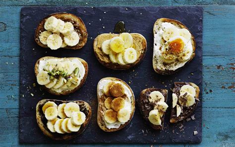 How many protein are in banana bruschetta - calories, carbs, nutrition