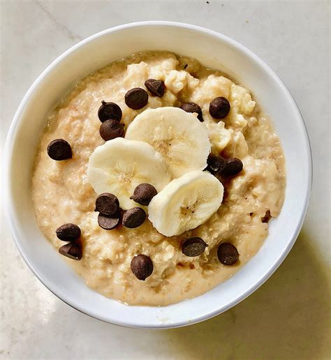 How many protein are in banana quinoa porridge - calories, carbs, nutrition