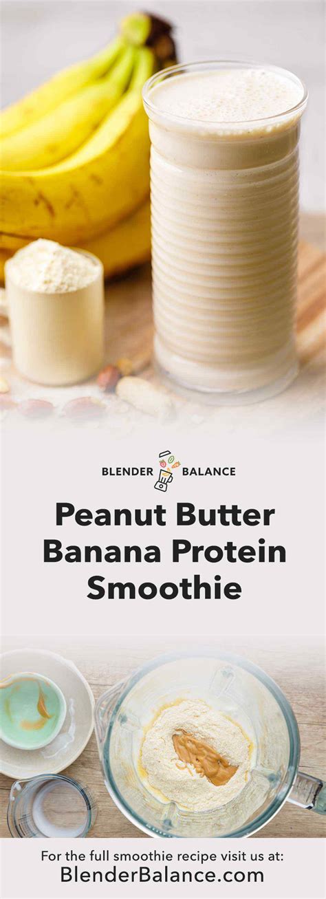 How many protein are in banana-peanut butter smoothie - calories, carbs, nutrition