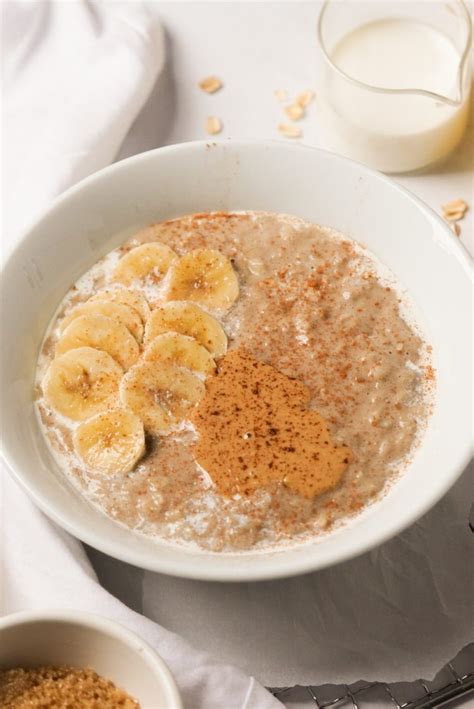 How many protein are in bananas and cream oatmeal - calories, carbs, nutrition