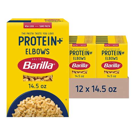 How many protein are in barilla plus elbow (50923.5) - calories, carbs, nutrition