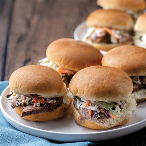 How many protein are in barynard brisket slider - calories, carbs, nutrition