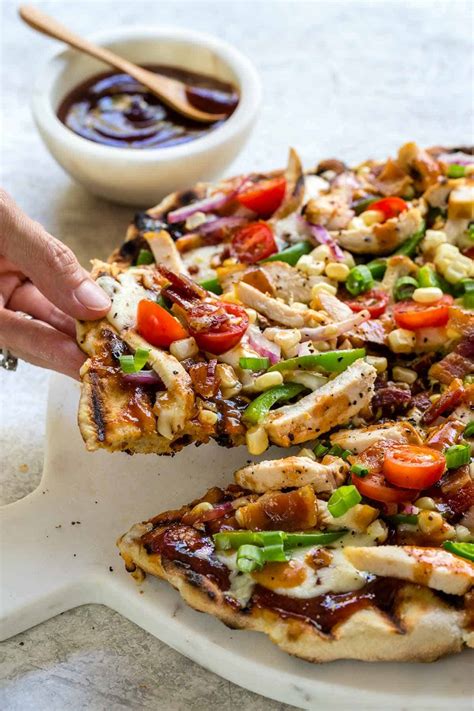 How many protein are in bbq chicken pizza 1 - calories, carbs, nutrition