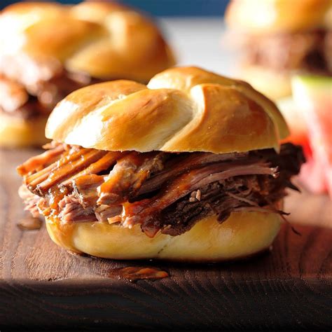 How many protein are in bbq jerk beef brisket sandwich - calories, carbs, nutrition