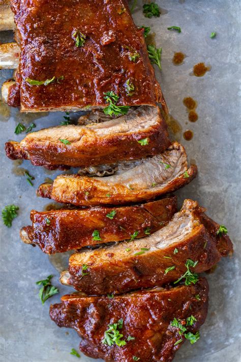 How many protein are in bbq pork ribs with sauce - calories, carbs, nutrition